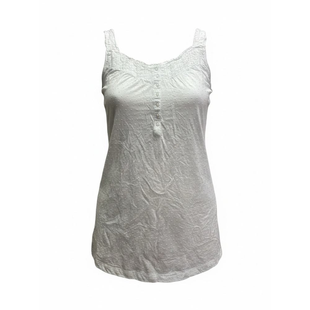 Secret Treasures Women's 3X 22W-24W White Swiss Dot Summer Dress